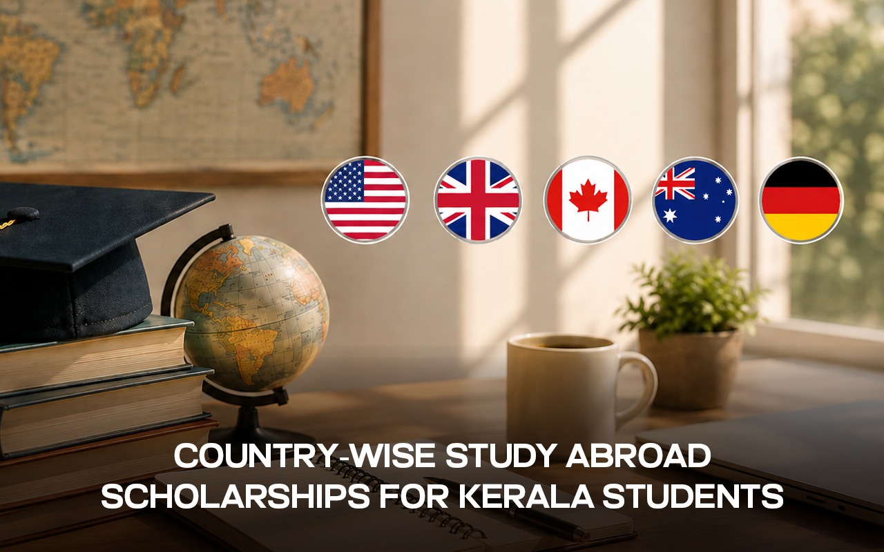 Country-Wise Study Abroad Scholarships for Kerala Students